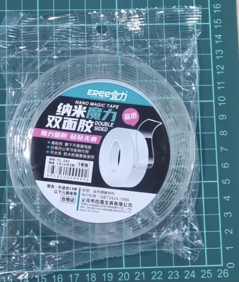 Clear Double Sided Tape 1.8cm